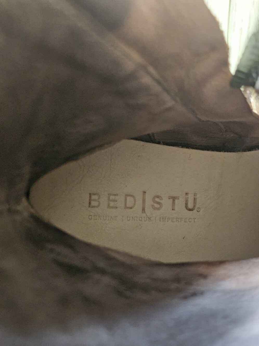 $355 RARE || Bed Stu Colleen Mid Calf Cold Brew Tie Dye Boots 7.5 - Picture 10 of 11